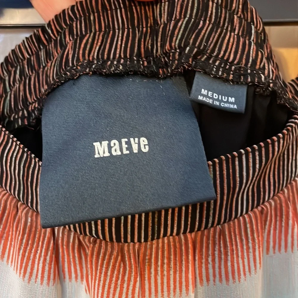 Anthropologie MAEVE MaxiSkirt w/Side Split - Picture 5 of 8